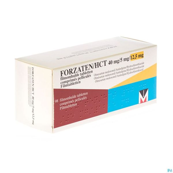 Forzaten/hct 40mg/ 5mg/12,5mg Comp Pell 98