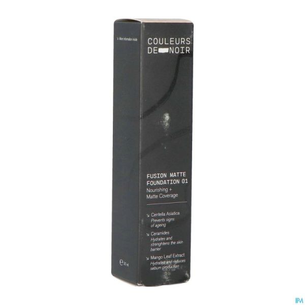 Couleurs De Noir Fus. Matte Fdt 01 C. Rose 30ml