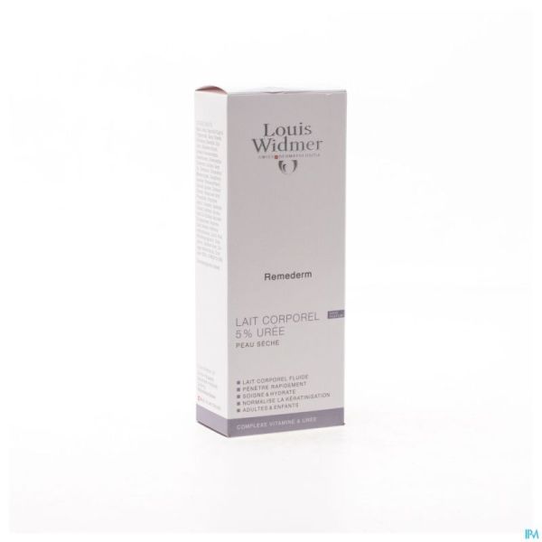 Widmer Remederm Lait Corporel N/parf Pts 200ml