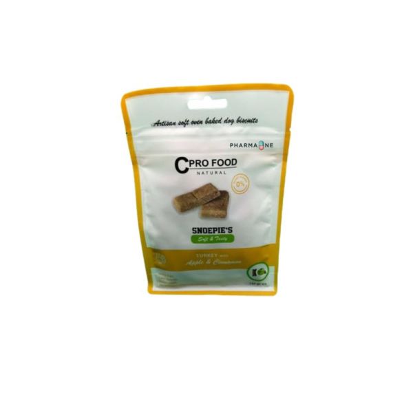 Cprofood snoepie's TURKEY with apple & cinnamon 150g