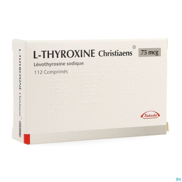 l Thyroxine Christiaens Comp 112x0,075mg