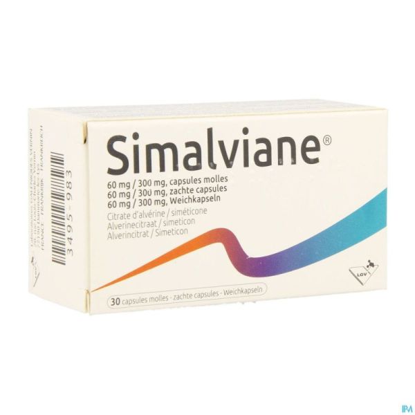 Simalviane 60mg/300mg Caps Molles 30