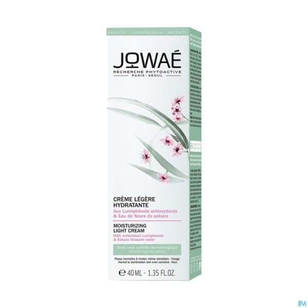Jowae Creme Legere Hydratante Tube 40ml